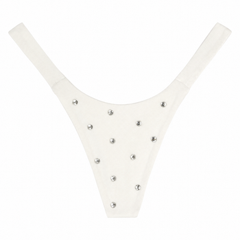 Rhinestone Seamless Thong