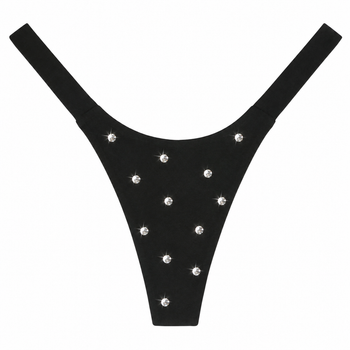 Rhinestone Seamless Thong