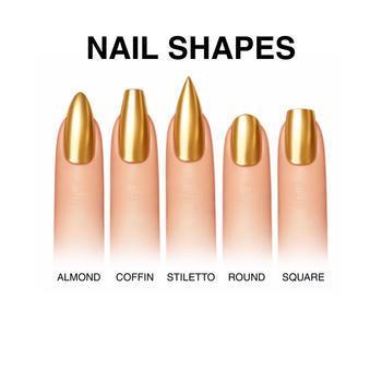 SOLID 14K GOLD PRESS-ON FINGERNAIL