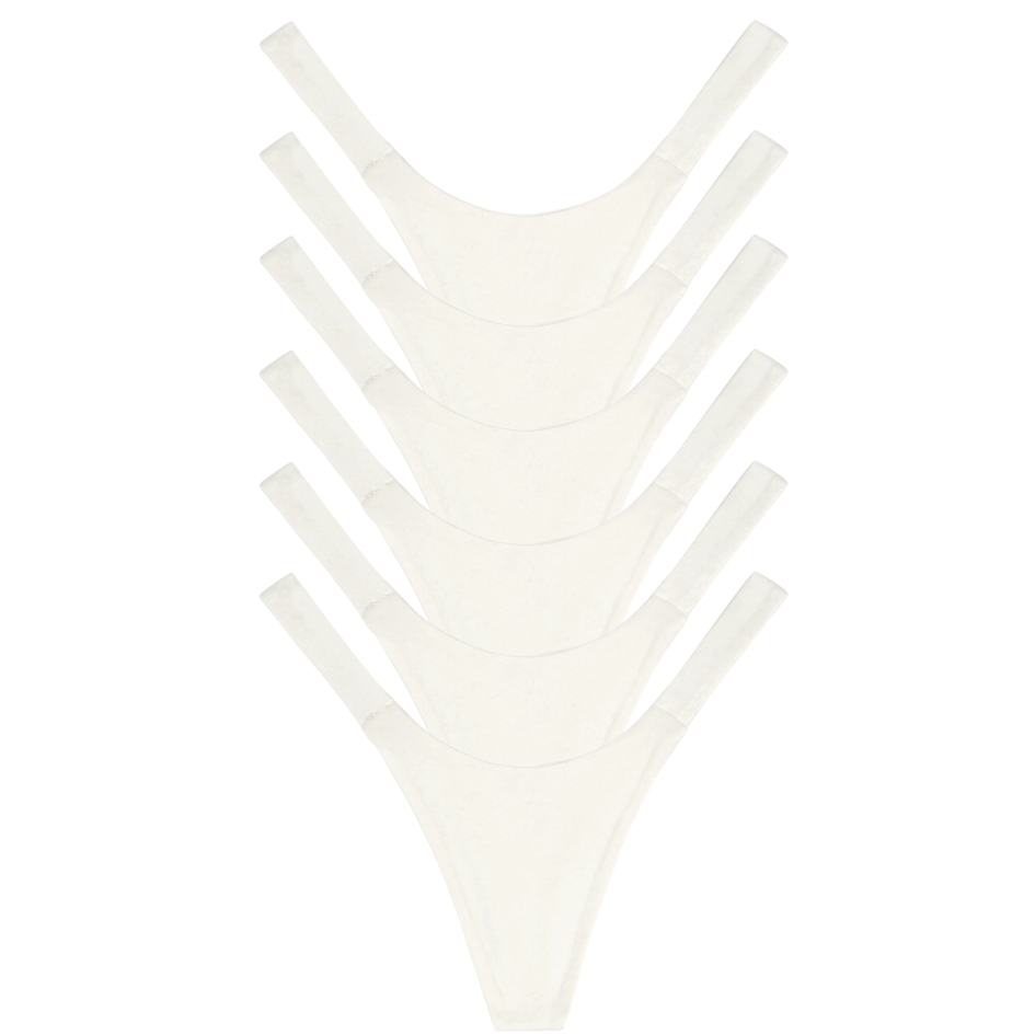 Set of white straws on a white background