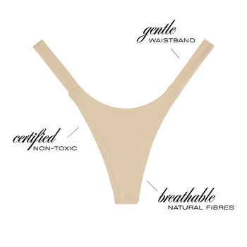 Rhinestone Seamless Thong